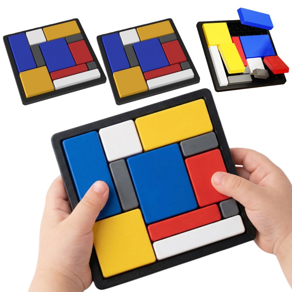 Children Education Toys Puzzle Geometric Blocks Sudoku Board Game 80 Challenges IQ Montessori Logical Thinking Training Game