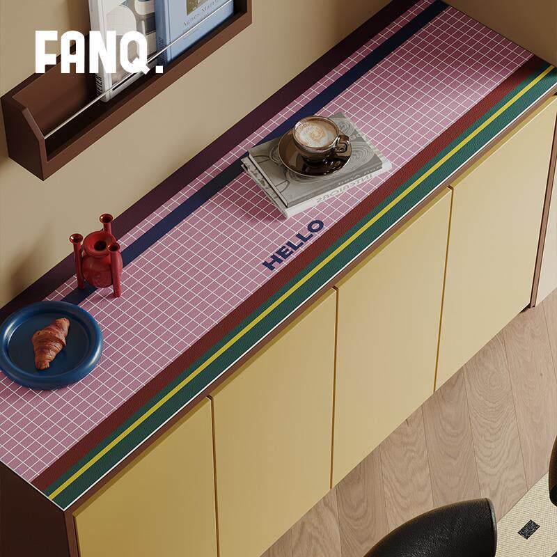 

Vintage Style Waterproof Leather Mat for Entrance Hall, Dining, or TV Cabinet Tables 30x90 CM