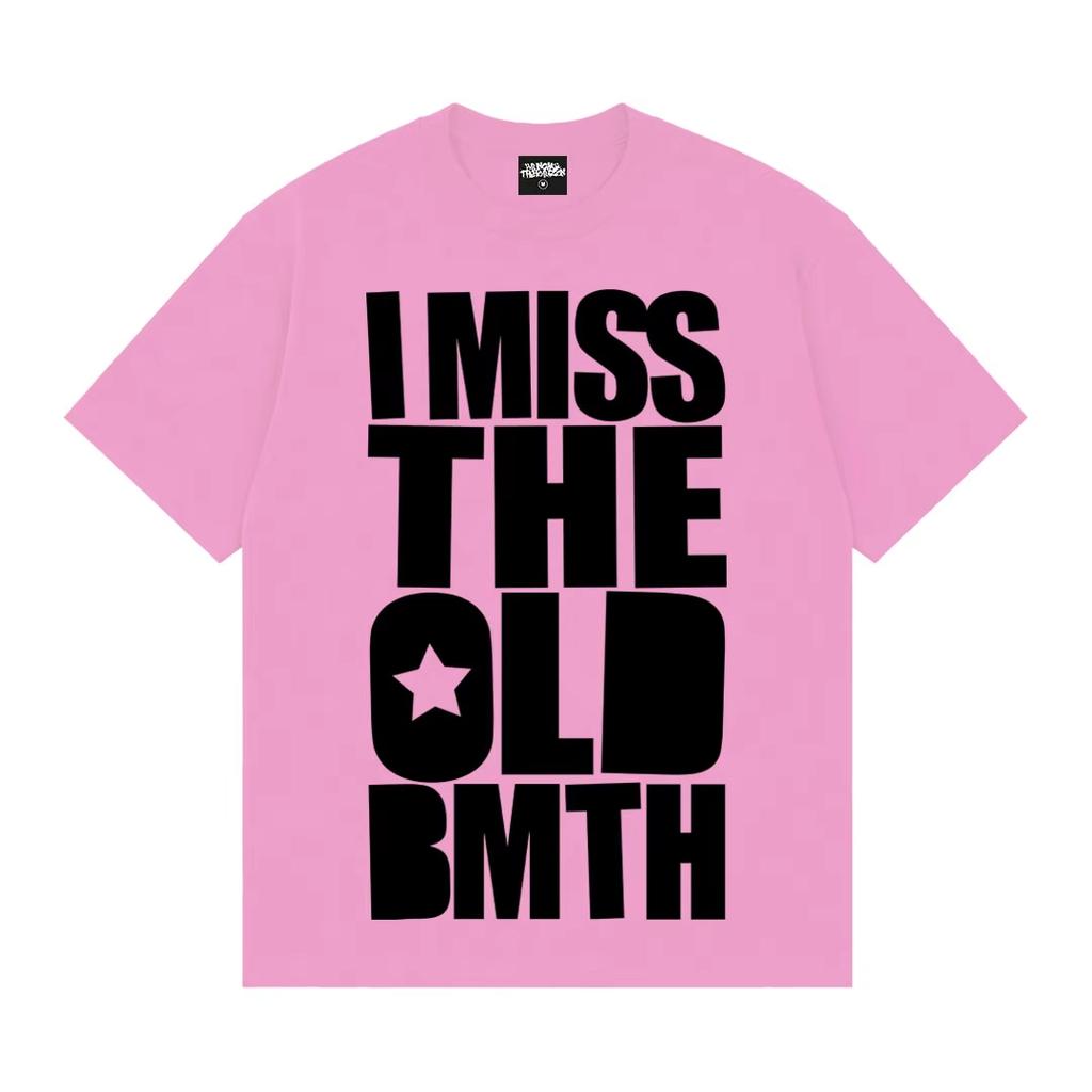 Bring Me The Horizon I Miss The Old Bmth Graphic Nouveau T-shirt 100% Coton Unisexe Unisexe T-shirt Mode Oversize Populaire Streetwear