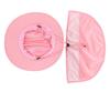 Cone Tail Kids Summer UPF Flap Cap Quick Drying Wide Brim Sun Hat UV Protection Safari Hat Kids Girls Fishing Hat Pink 50+