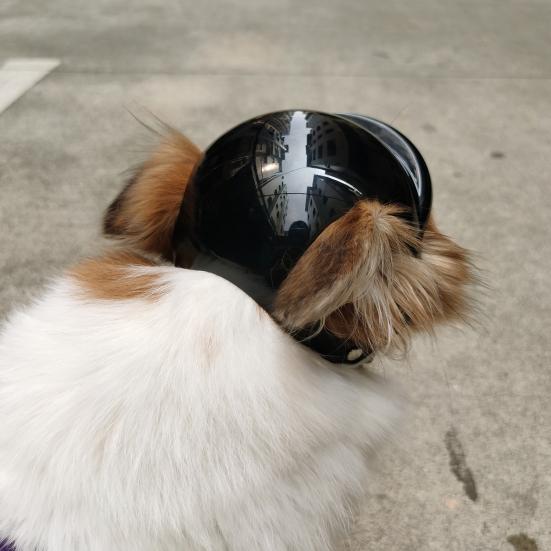 Yousheng Pet Headgear Breathable Ultra-Light Adjustable Dual Holes Design Easy-wearing Dress Up Polyester Multi-Sport Outdoor Bike Motorcycle Pet Cap