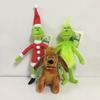 Hochwertige Grinch Plüschpuppe Ideal für Jungen und Mädchen Halloween Weihnachtsgeschenke
