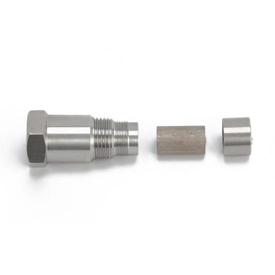 Stainless Steel Extension Fitting with Filter Screen M18x1.5 Oxygen Sensor Adapter
