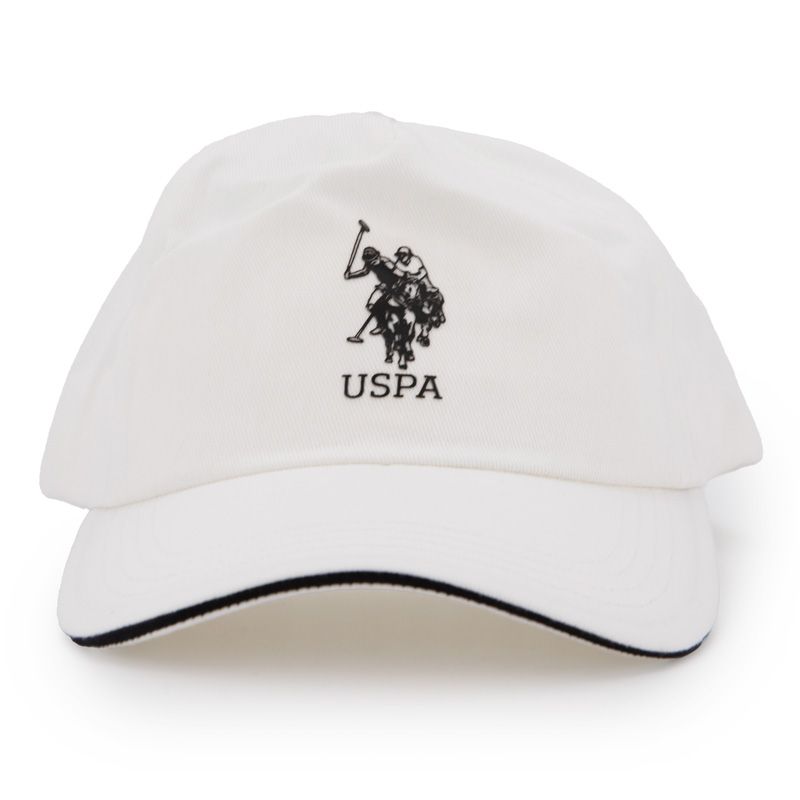 Cotton Cap Fabric Embroidered Logo with Piping Eliot Unisex US POLO