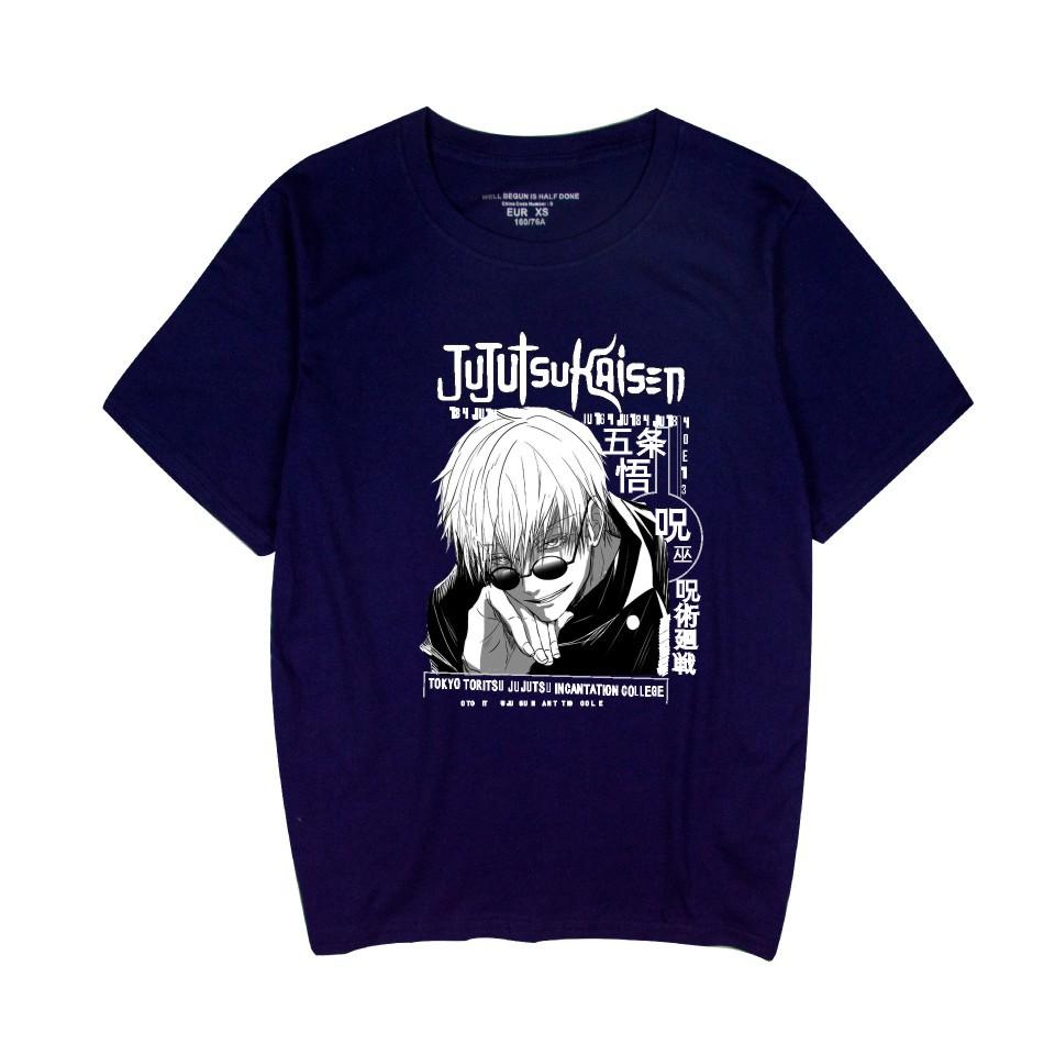 Jujutsu Kaisen Cartoon Tshirt Hip Hop Men Women Anime Print Top Tees Tshirts Fashion Summer T-shirt