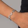 1 Piece of Exaggerated Style Geometric Spiral Circular Chain Women's Bracelet, Versatile for Daily Use