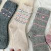 Sweet Korean-Style Girls' Ruffled Cotton Mid-Calf Socks for Autumn and Winter