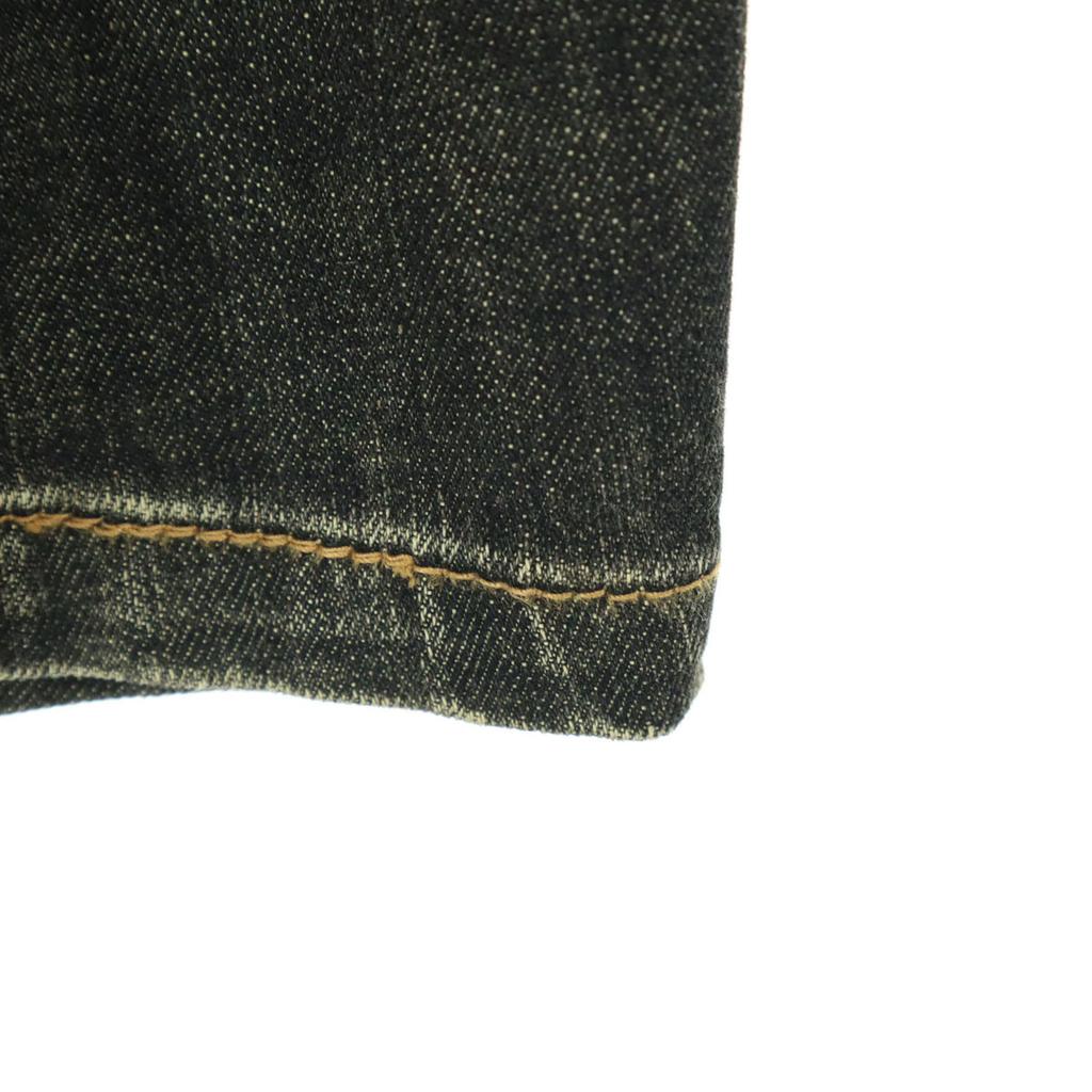 VIVIENNE TAM made in Japan embroidery Long sleeve Denim Jacket gray Women Used