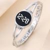 Metal Bracelet LED Watch Rhinestone  Watch Fashion Wrist Watch  Teen Girls