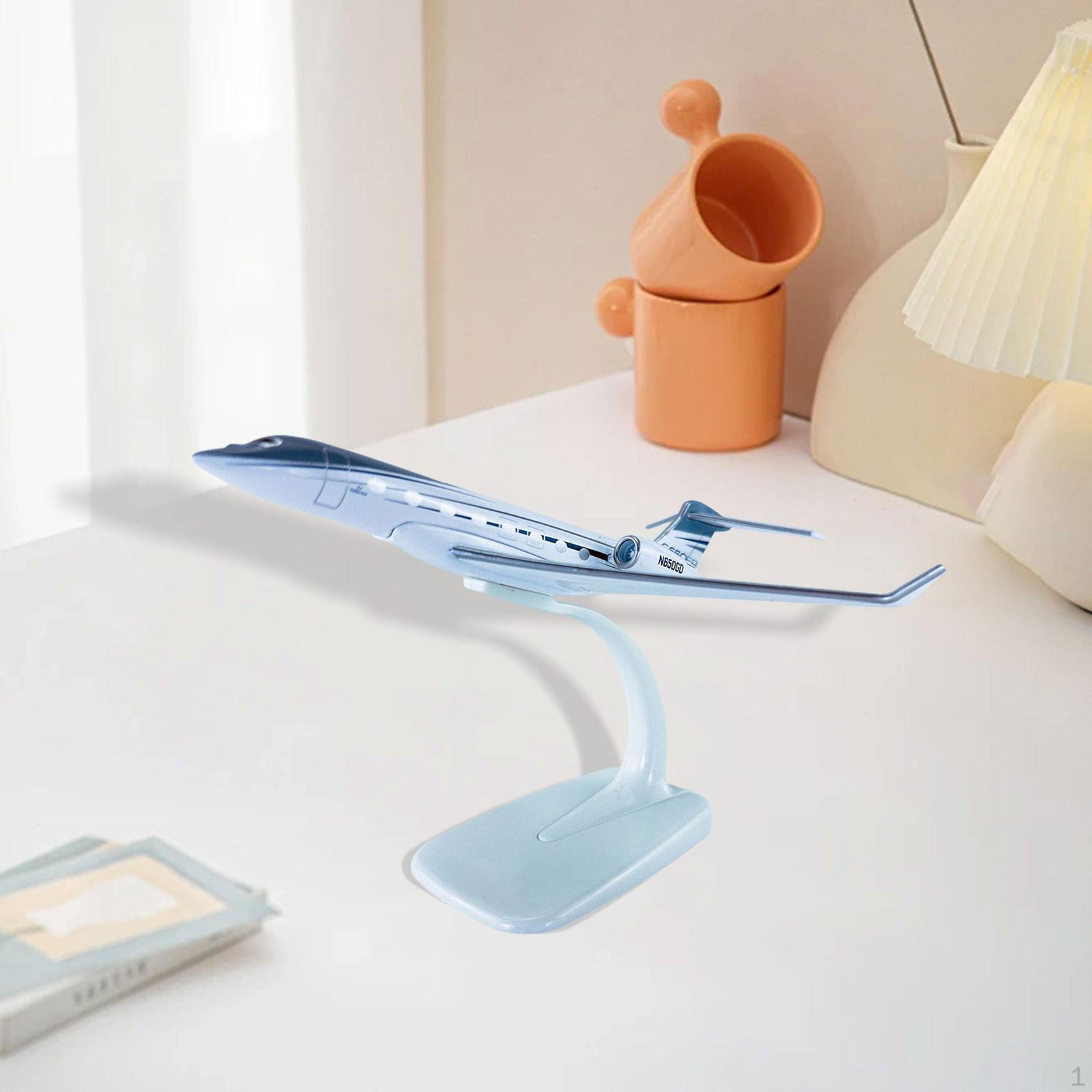 

Модель самолета, настольные украшения, литая под давлением, с подставкой, игрушечный самолет для