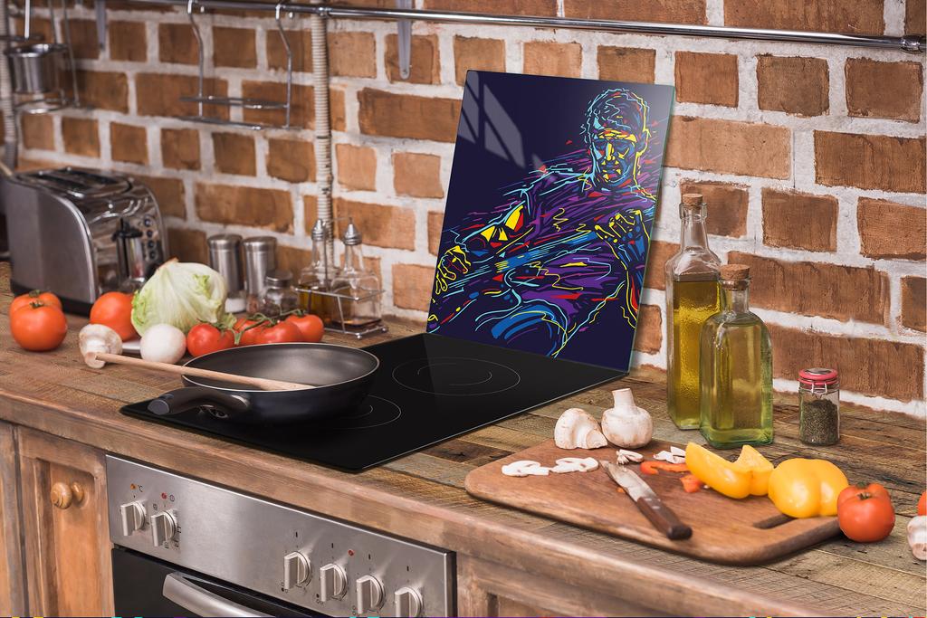 GLASS CUTTING BOARD 45x52 Music