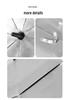 34-Inch Silver-Coated Automatic Umbrella, Storm-Resistant, Thickened & Reinforced, Large, Custom Logo Print, Advertising & Gift Use
