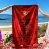 Football United F.C Print Beach Towel, Versatile Lightweight Absorbent Beach Towel for Pool Surf Yoga Bathroom, Perfect Birthday Holiday Gift
