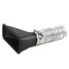 1pcs Universal Car Front Bumper Admission Air Turbo Air Intake Pipe Kit ABS Turbine Inlet Kit Pipe Air Funnel Carbon Fiber Look