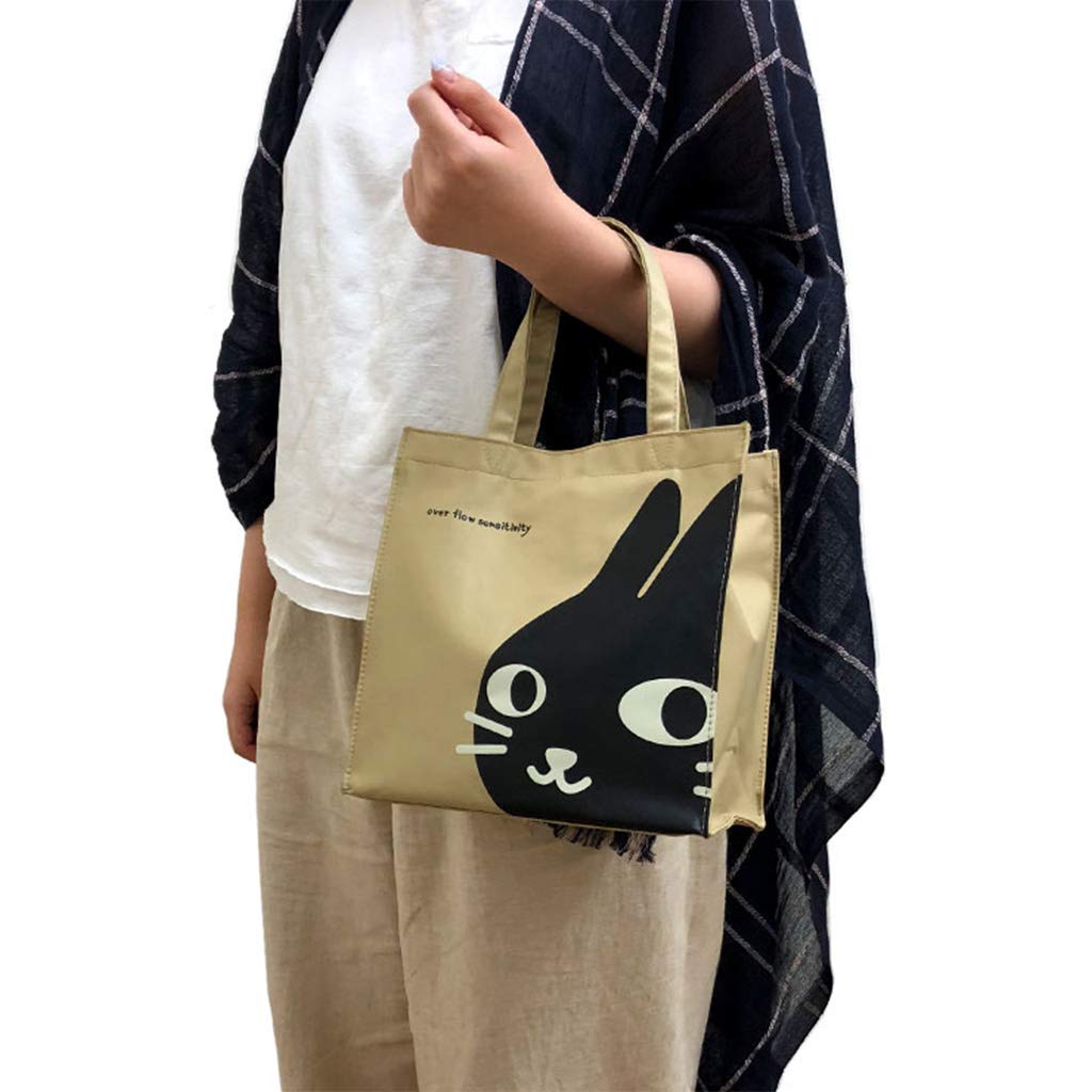 Yubisha Sangyo Nekoningen Tragetasche, Beige