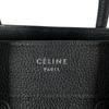 CELINE Luggage micro shopper S-AI-4168 Handbag black Women used