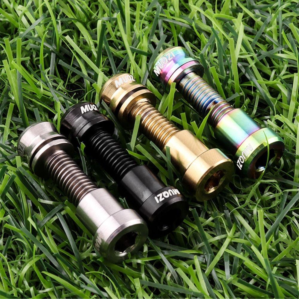 Titanium Bolt M5x17mm M5x19mm Bicycle Nut Titanium Alloy Stem Bolts MTB Road BMX Folding Bike Screw Accessories