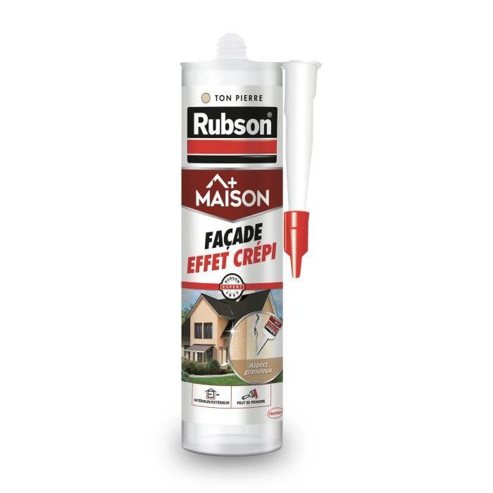 Mastic crépi - RUBSON - 280 mL - gris