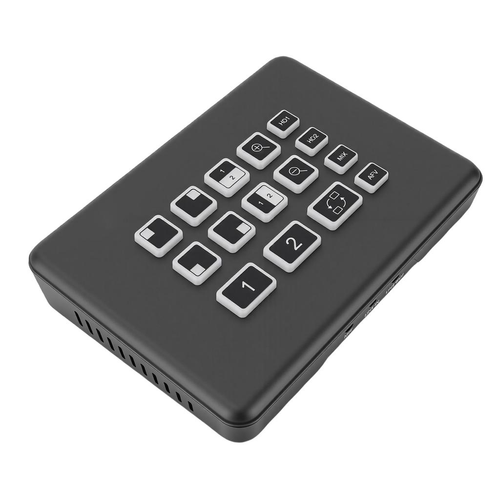 2x1 Live Streaming Video Mixer Switcher 1080p HD Multimedia Interface Input Capture Card HDCP 1.4 Digital Sound Mixer
