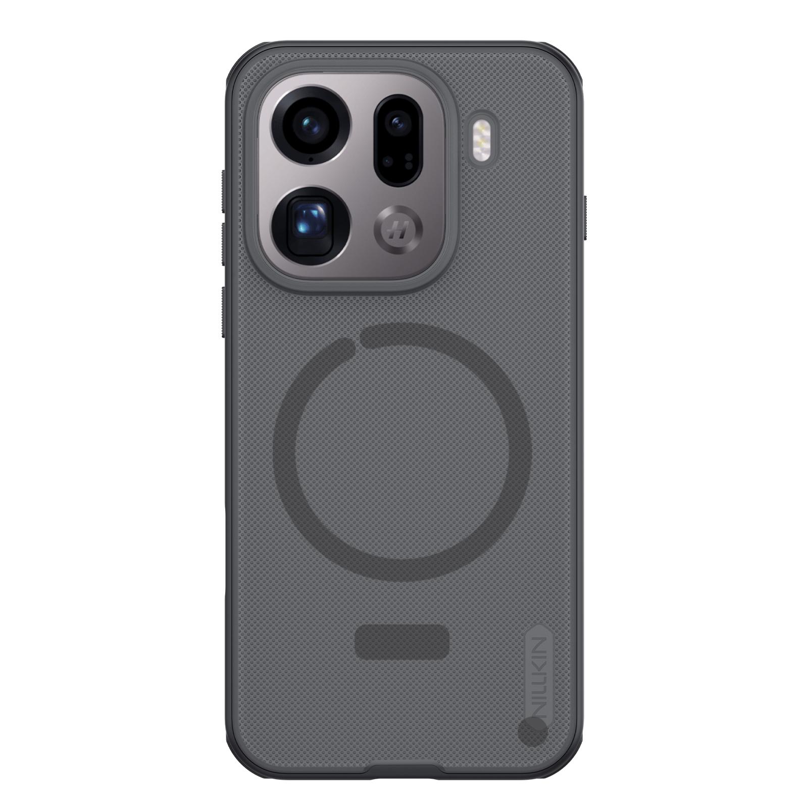 

Для телефону OPPO Find X9 Pro Чохол Nillkin Super Frosted Shield Pro Магнітний Жорсткий PC+TPU Чохол Ударостійка Задня Кришка OPPO Find X9 Pro прозорий колір чорний