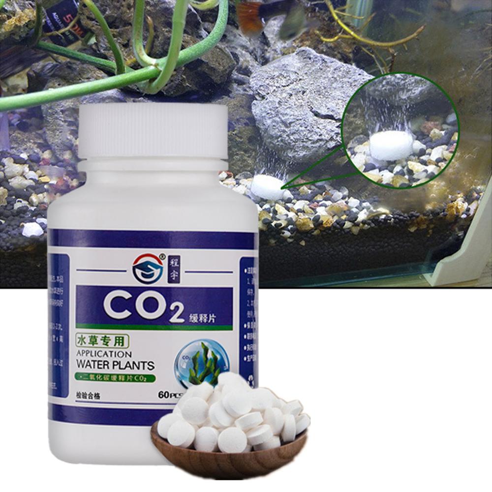 CO2 Tablet Carbon Dioxide Diffuser for Water Plant  Aquatic Leaf Float Grass Fish Aquarium Carbon Dioxide Diffuser Water Plant