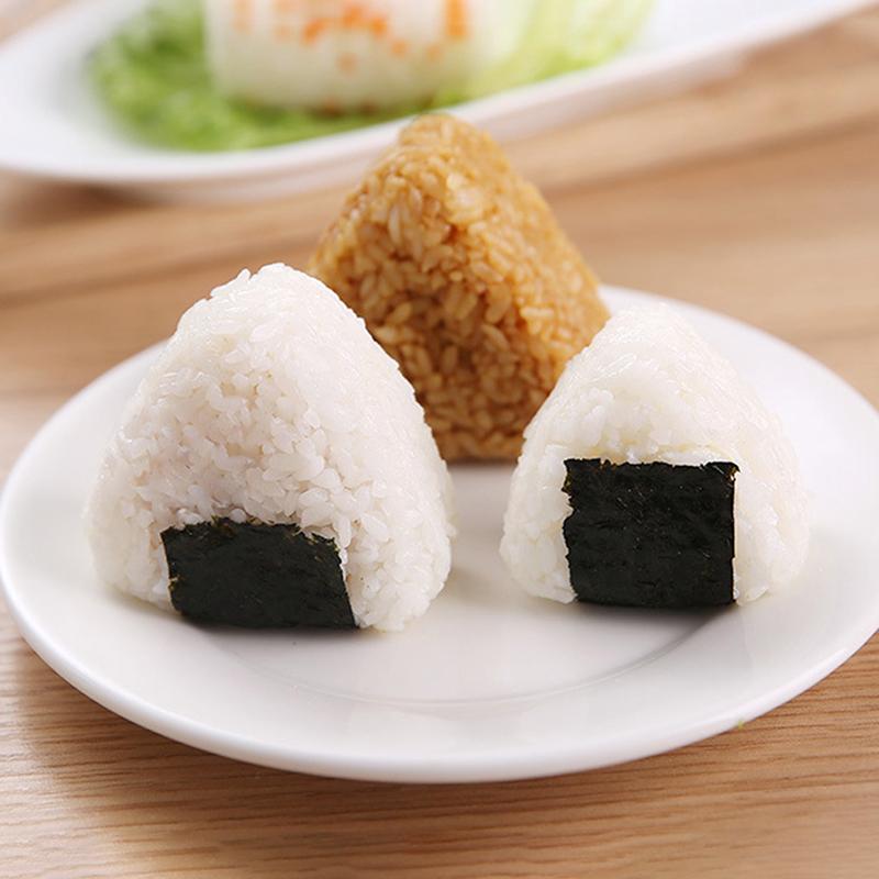 3Pcs/Set Diy Sushi Mold Onigiri Rice Ball Food Press Triangular Sushi Maker Mold