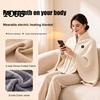 Verwarmende Sjaal voor Vrouwen Grafeen Wrap, USB Oplaadbare Snoerloze Verwarmingsdeken met 3 Herfst Winter Cadeau Mama Warmteniveaus, Wasbare Poncho Thuis Kantoor