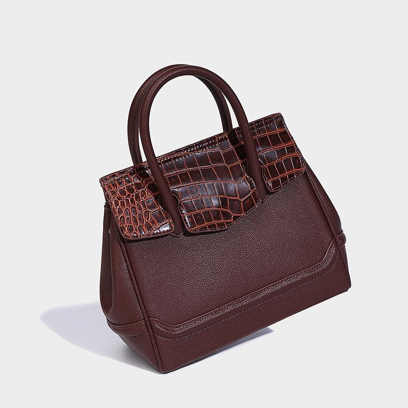 Crocodile Pattern Handbag Trendy New Women's Bag Fashionable Versatile Single Shoulder Oblique Span Bag
