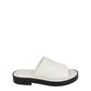 Giunone Leather Slides White