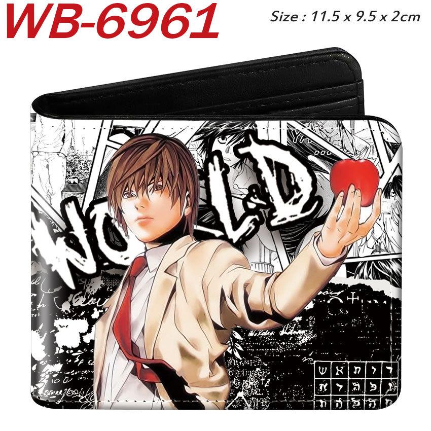 Death Note Geldbörse Anime Vollfarbdruck Kurz Faltbar Kartenhalter Unisex Münzbörse 1 Stück