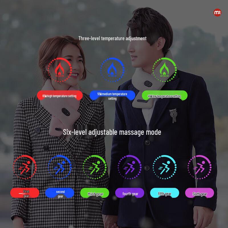Morphy Richards MF300 Podgrzewany Szalik Masujący na Szyję