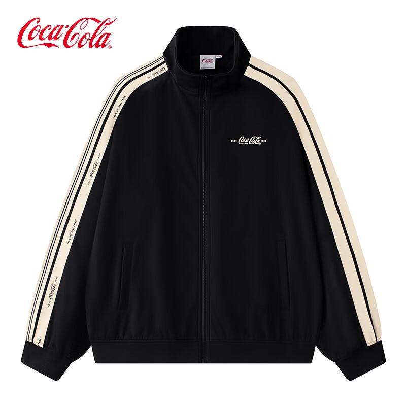 

Coca-Cola Men s Casual Stand-Collar Sweatshirt Jacket 2XL
