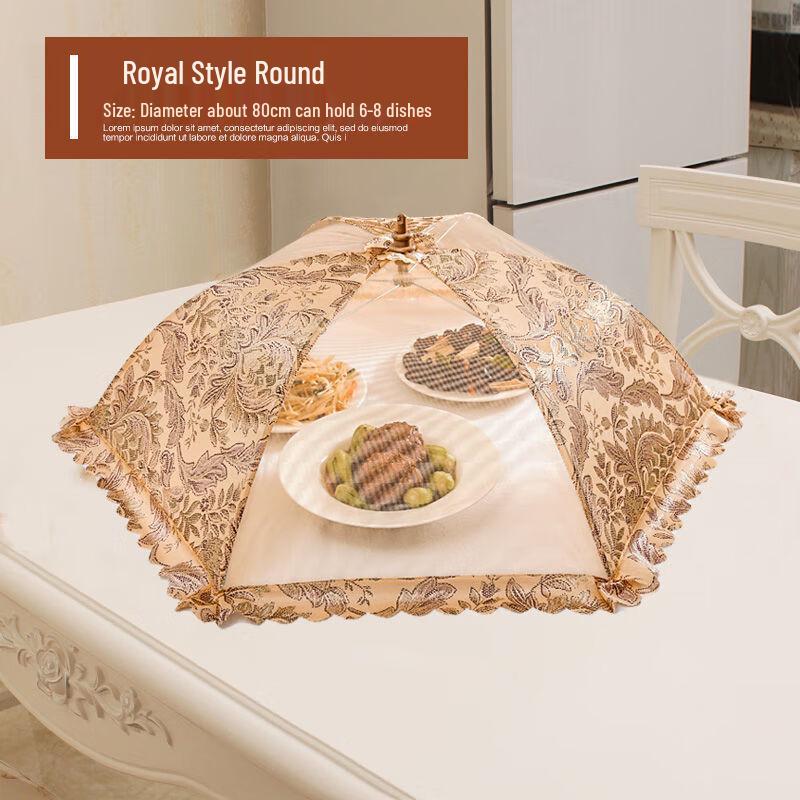 

Zhaoran Foldable Breathable Food Cover, Royal Style, Round 80cm