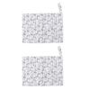 2pcs Cloth Diaper Wet Dry Bags Waterproof Reusable with Two Zippered Pockets Travel Beach Pool Baby Items Gym Bag for