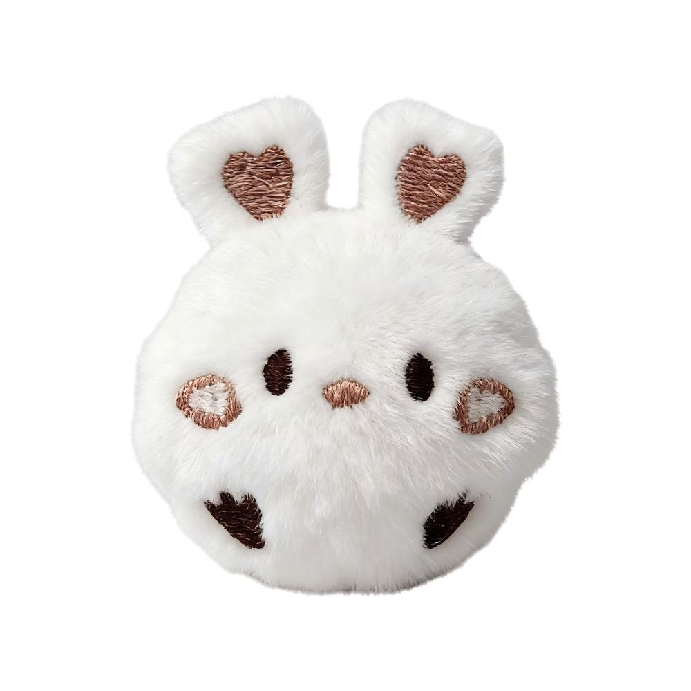 

Bunny Shape Dog Chew Toy Colorful Puppy Squeaky Toy Cute Pet Bouncy Ball Fetch Game 2.36x1.97 in