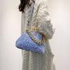 Autumn and Winter New Sequined Banquet Mobile Phone Shoulder Messenger Bag High-end Fashion Atmospheric Women's Bag