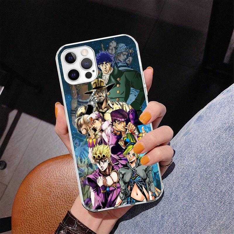 All JoJo's Bizarre Adventure Phone Case For iPhone 17 Air 16 Pro Max 16E 15 + 14 Plus 11 12 13 Mini 7 8 SE Gift Print Cover Fund