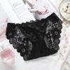 Luxury Women‘s Underwear Sexy Lace Transparent Temptation Briefs Low Waist Hip Hollow T Trousers