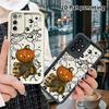 Phone case: 2D flat, suitable for Samsung Galaxy A34 A35 M05 M06 S20 S22 S21 FE Plus 5G protective case, pumpkin doll, perfect Christmas and Halloween