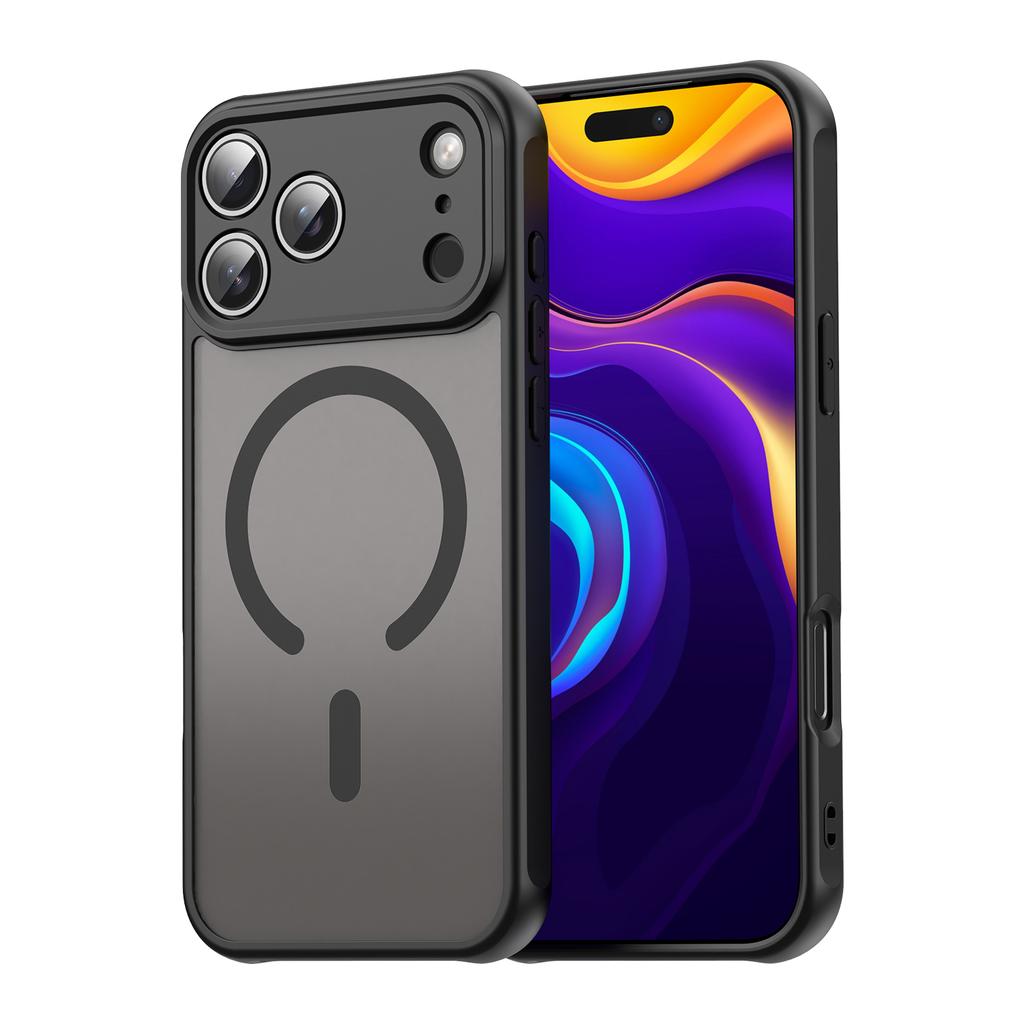 iPhone 17 Pro Max Phone Case,Magnetic Shockproof Phone Case,Bumper Hybrid Cover for iPhone 17 Pro Max