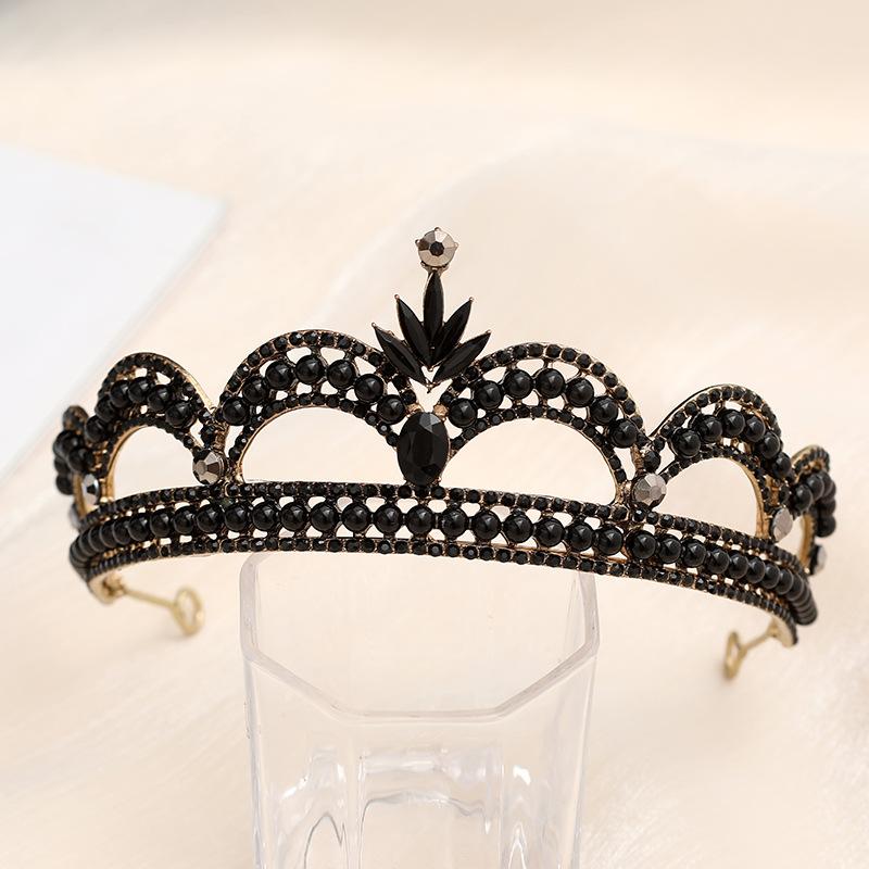 Bride's Crown Headband Wedding Korean Birthday Gift Adult Gift Crystal Crown Princess Dress Hair Accessory