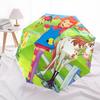 1pc Pippi Longstocking Automatic Folding Umbrella - Compact 8-Rib Design, Durable Plastic & Iron, 053