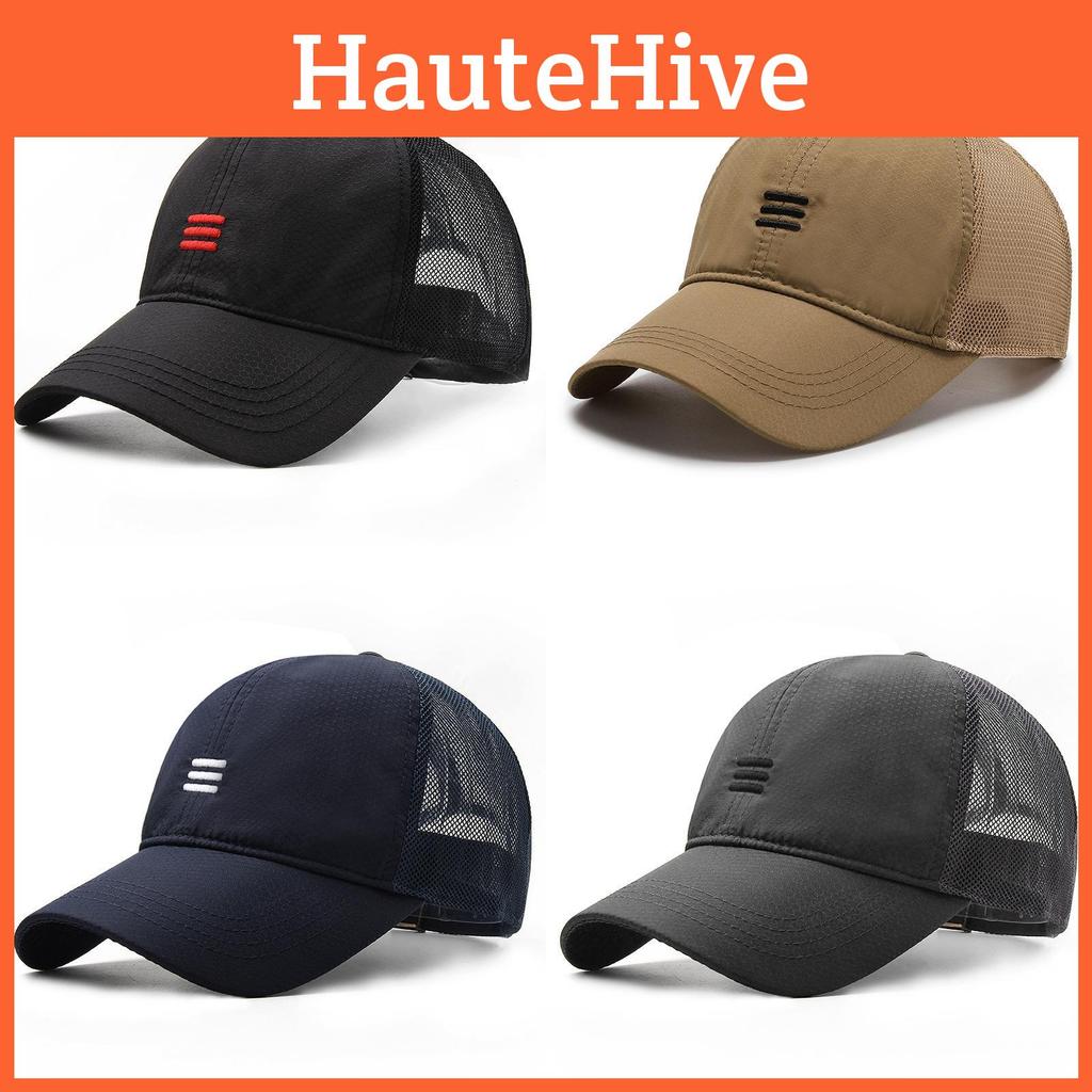 Breathable Sun Resistant Quick Drying Baseball Hat Outdoors Casual Cap Duckbill