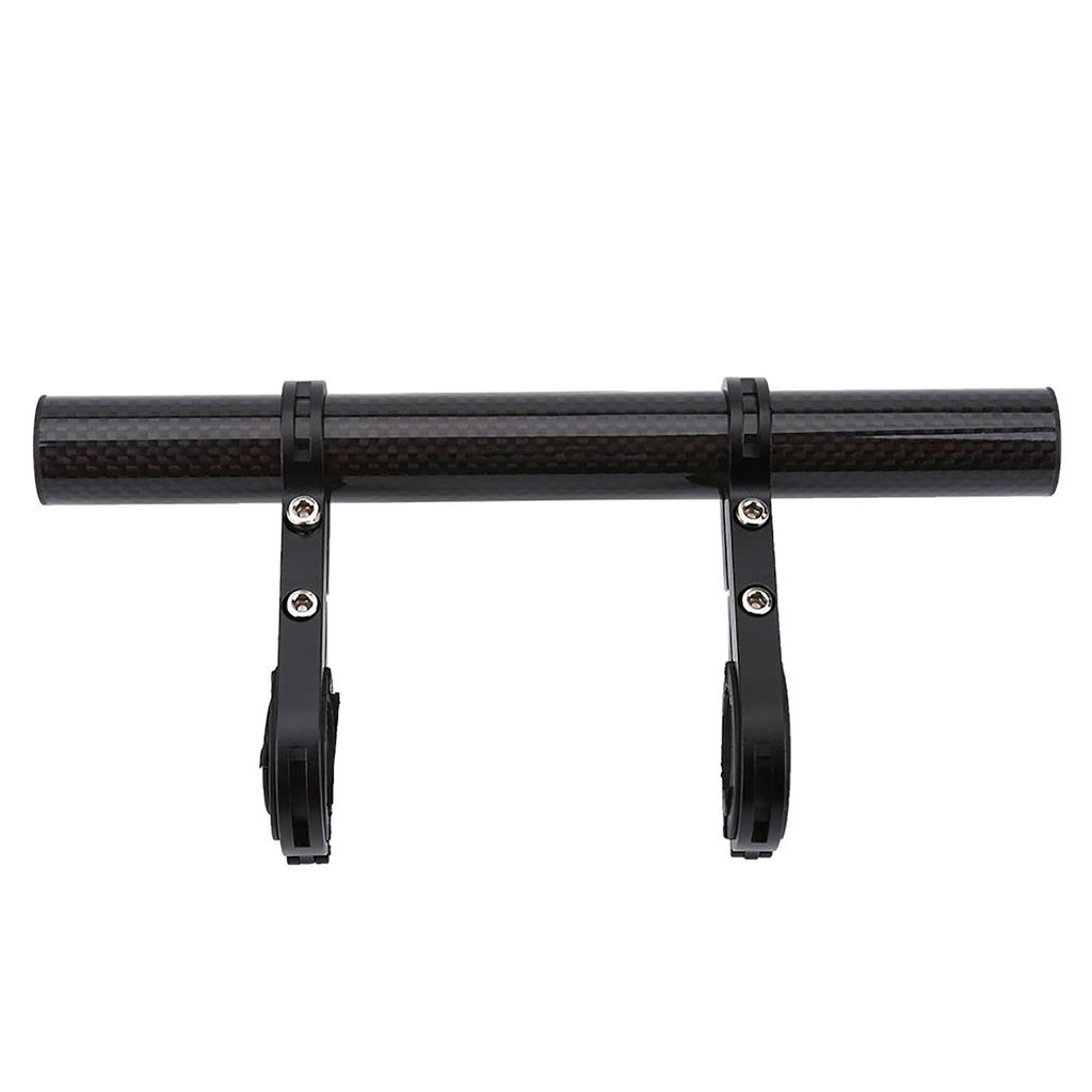 Bicycle Handlebar Bracket Extension Mount Holder for Bike Light Flashlight Speedometer(Black)