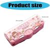 Novelty Pencil Box with Safety Scissors Sharpener Timetable Finger Wrap Tape Clear Ruler Eraser for Children Boy Girl