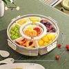 ZISIZ Drehbarer Snack- und Obstteller-Set