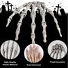 Realistic Plastic Skeleton Hands Life Severed Design Halloween Props for Haunted House Scene Party Horror Decoration Accessories