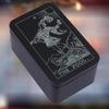 Rectangle Metal Card Box Playing Tarot Container Jewelry Storage Case Packing Poker Game Empty Poker Cards Storage Boxes