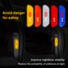 MTDY7 Car Door Safety Warning Reflective Mark Sticker Auto Styling For KIA K5 K9 Sportage Ceed Picanto Soul Rio Sorento Accessories