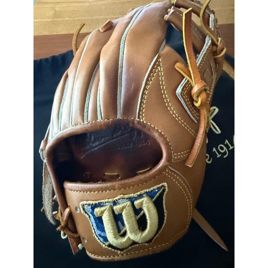Used [Extremely Good Condition] Wilson Staff DUAL Hardball Infielder Glove Made in Japan